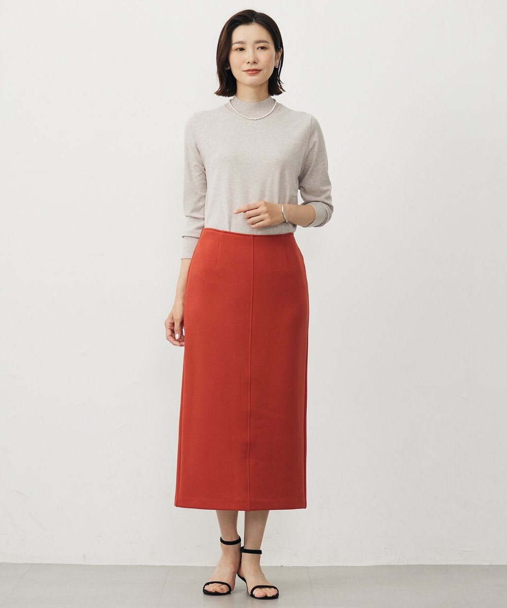 J.PRESS LADIES S ダンボールジャージー ナロー スカート 