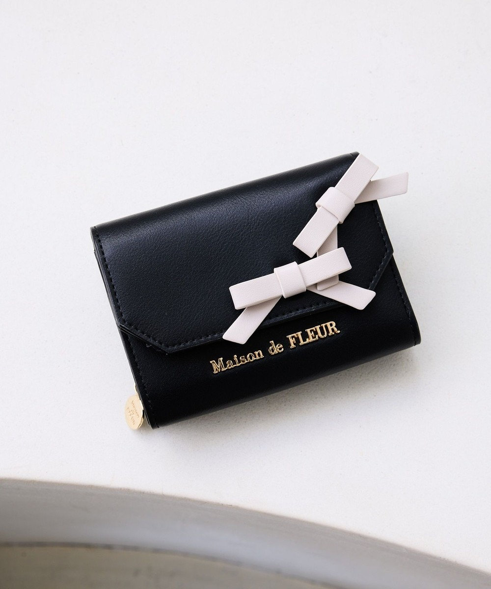 Maison de FLEUR プチリボンウォレット 