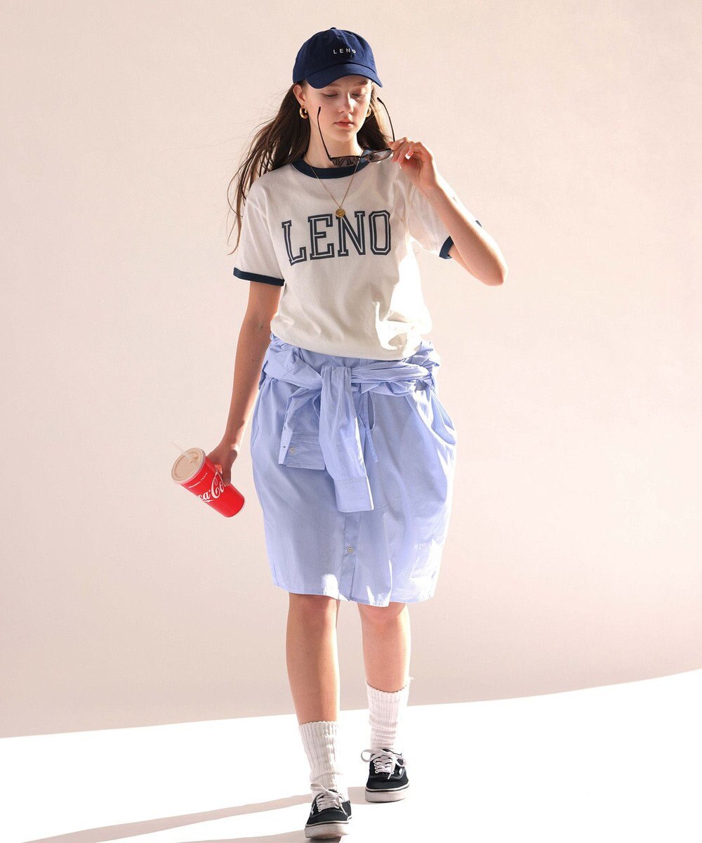 LENO RINGER T-SHIRT / リンガーTシャツ 