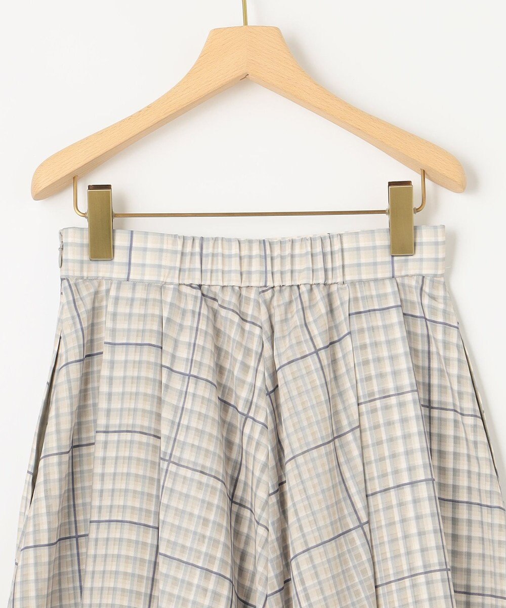組曲 【洗える】シアーチェック スカート 