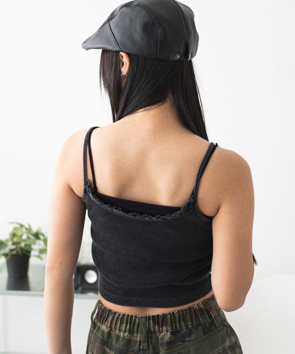 WEGO レースアップデザインキャミ 