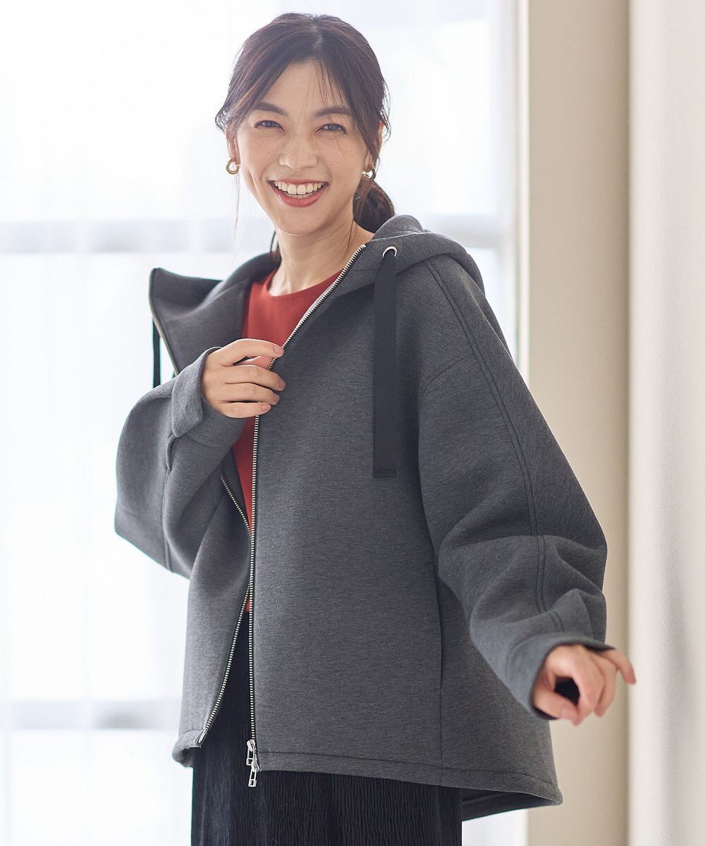 ANY L ダンボールＷジップパーカー 