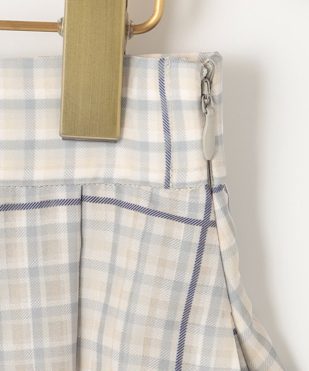 組曲 【洗える】シアーチェック スカート 