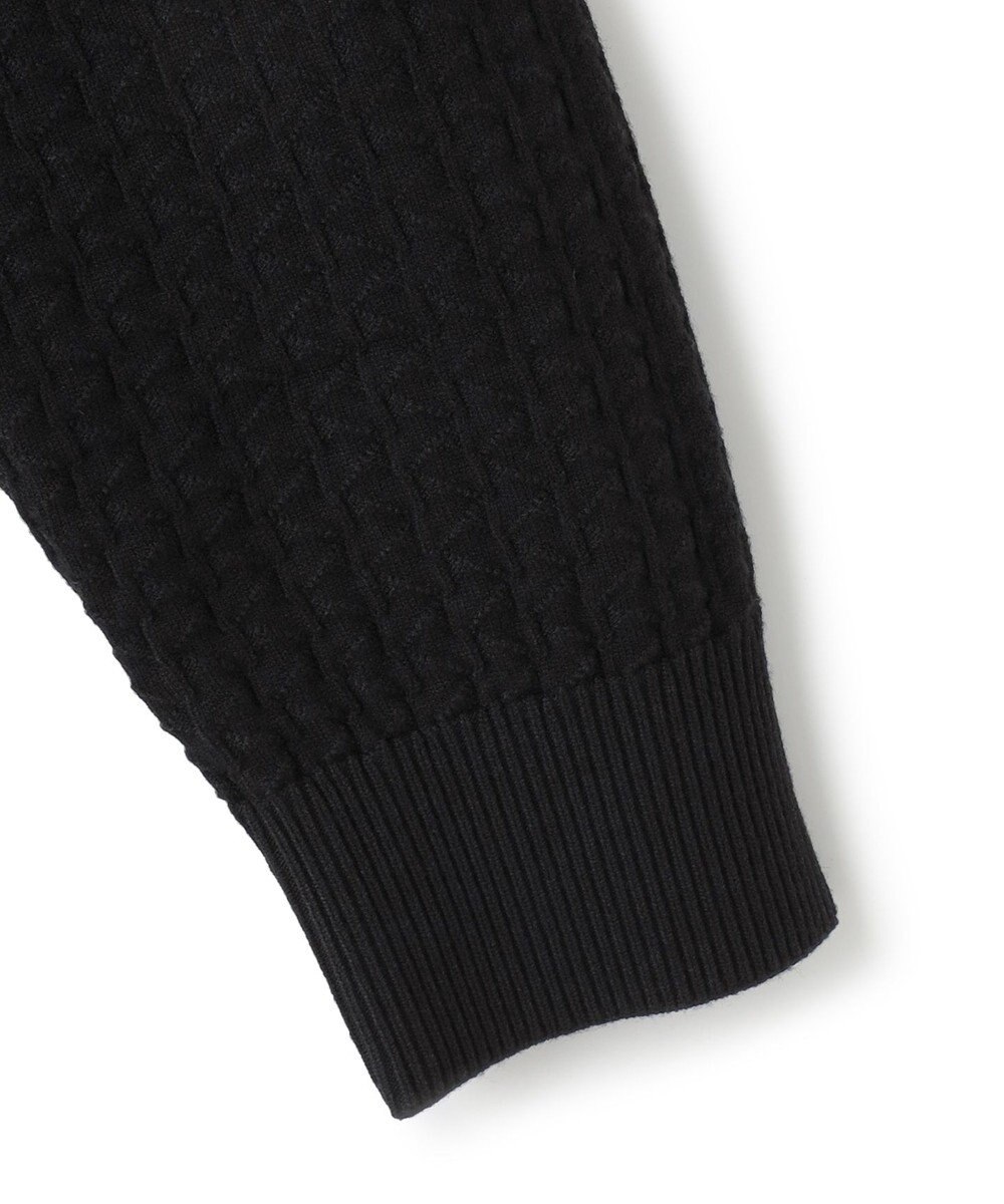 JOSEPH HOMME 【WEB限定】ヴィスコースリンクス　ハーフジップニット 