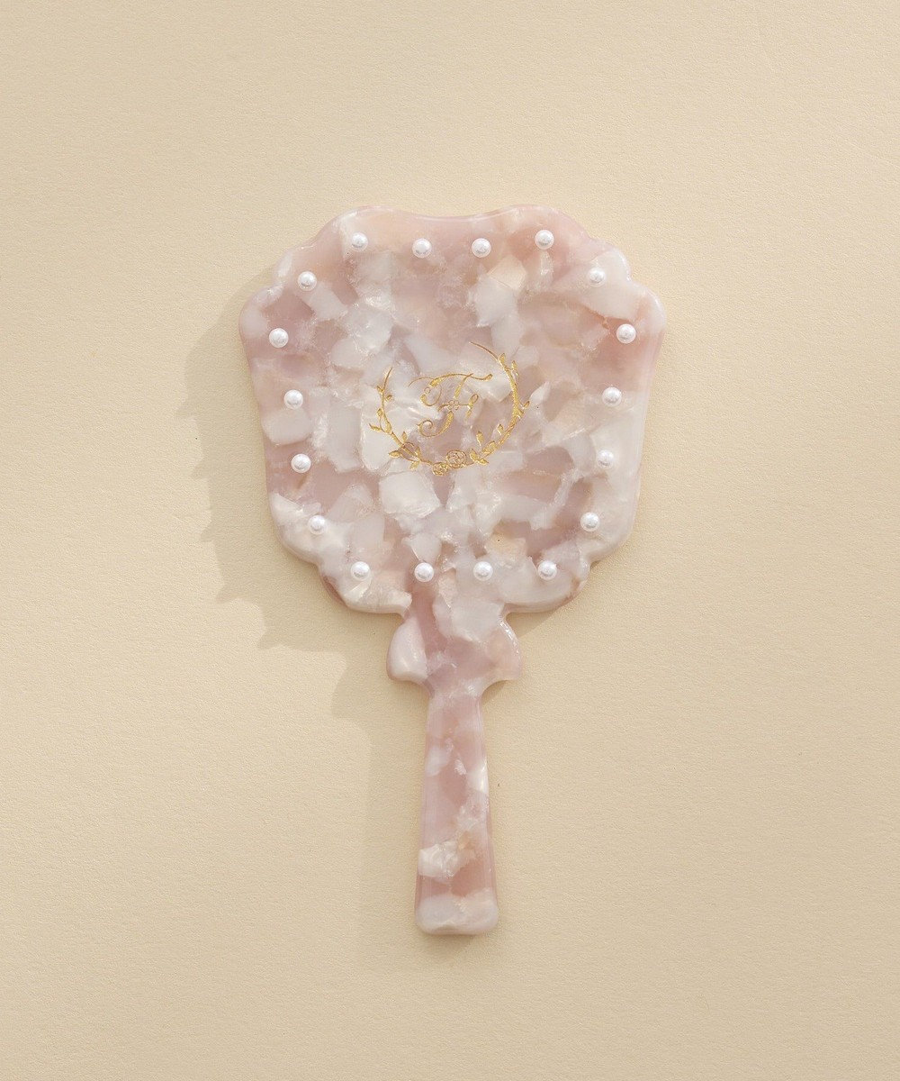 Maison de FLEUR パールFハンドミラー 