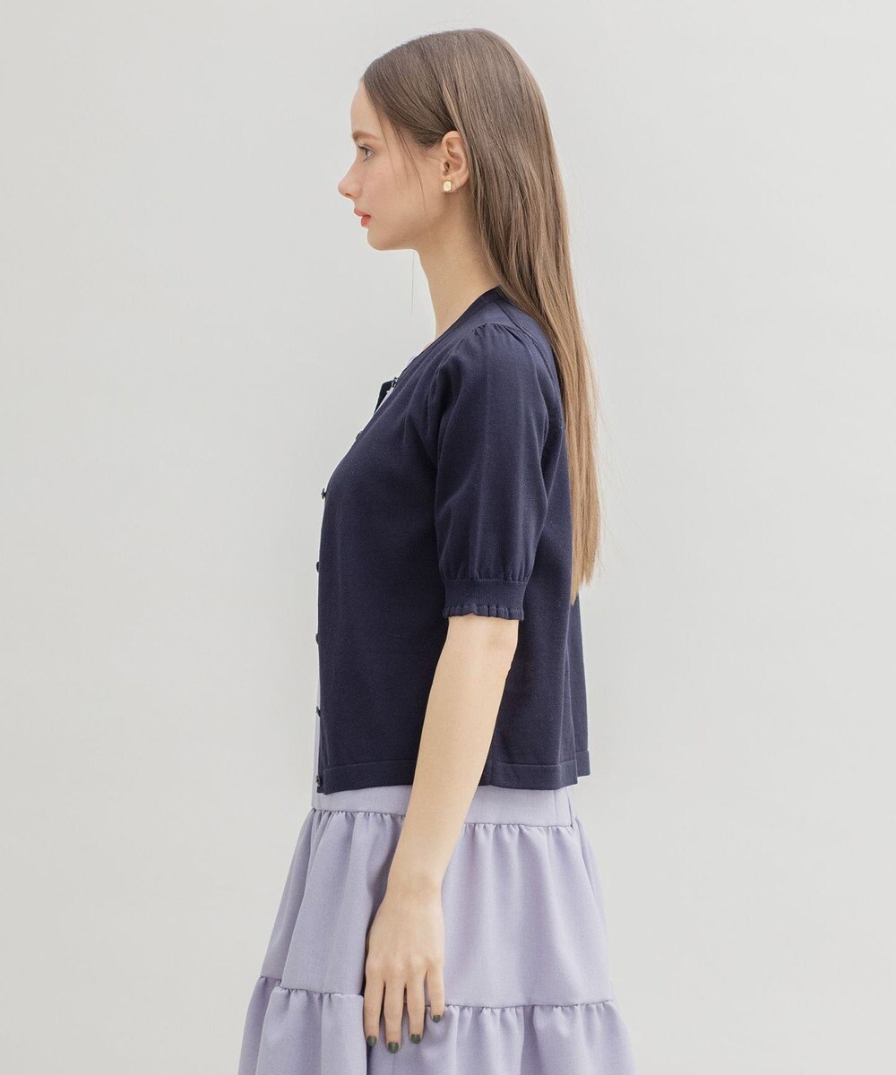 TOCCA 【洗える！】SWAN CREWNECK クルーネック カーディガン 