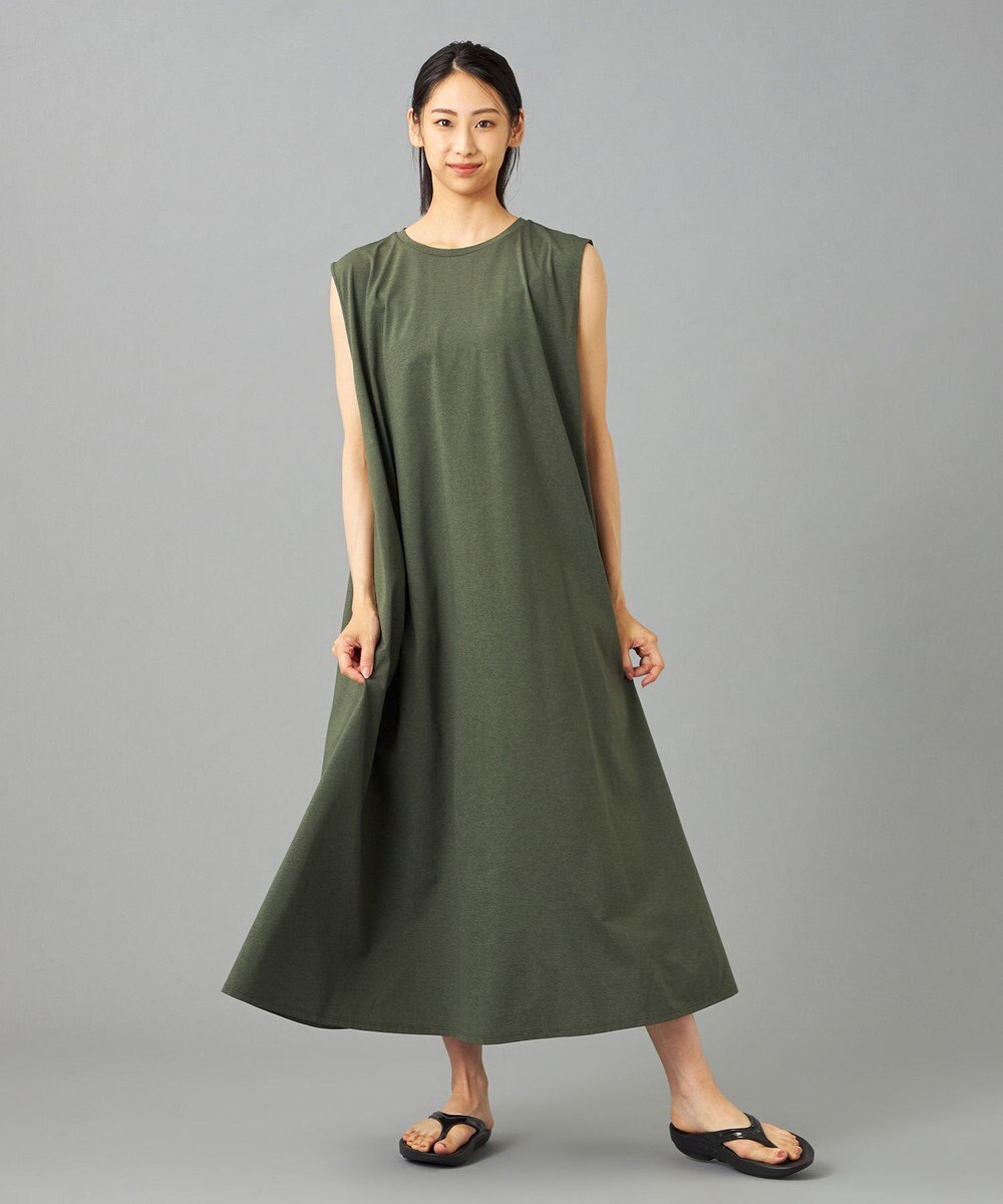 Chacott Chacott BALANCE EasyCare+ タックワンピース 