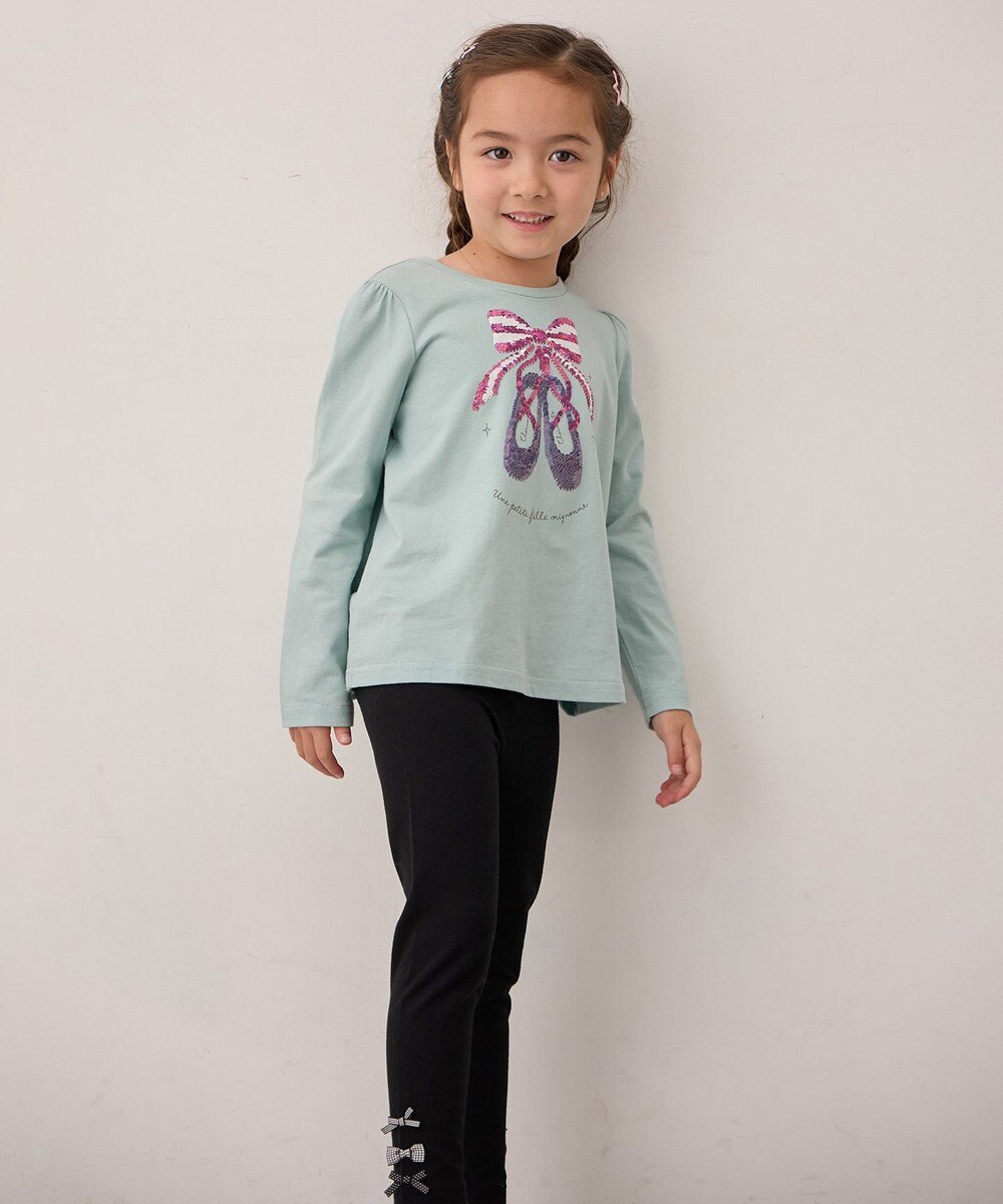 ANY KIDS ミラクルスパンコール 長袖Tシャツ 