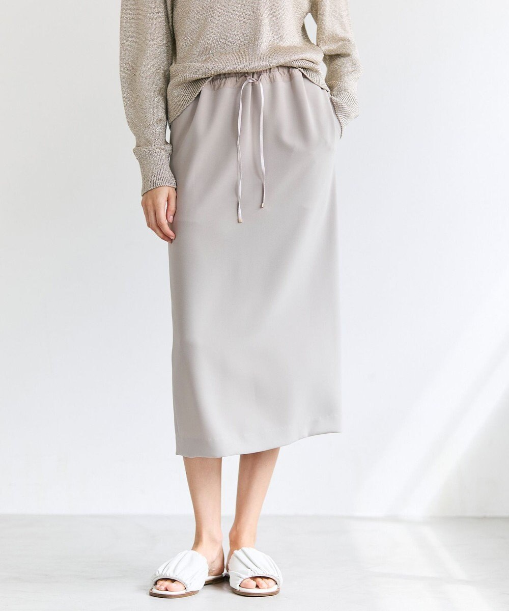 BEIGE， RUE / ドライタッチイージーIラインスカート 