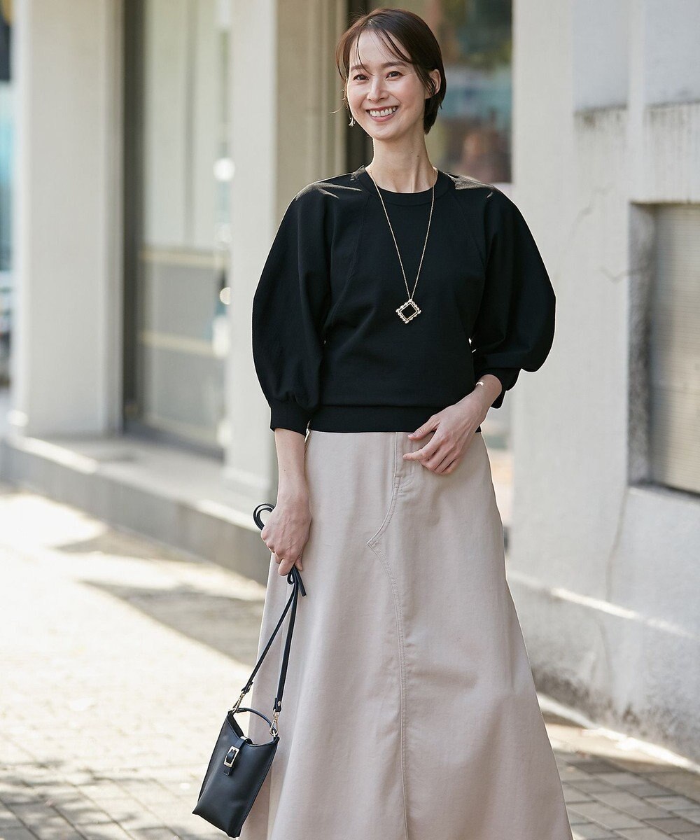 自由区 【XSサイズ～/洗える】ポリエステルハイゲージ プルオーバーニット 