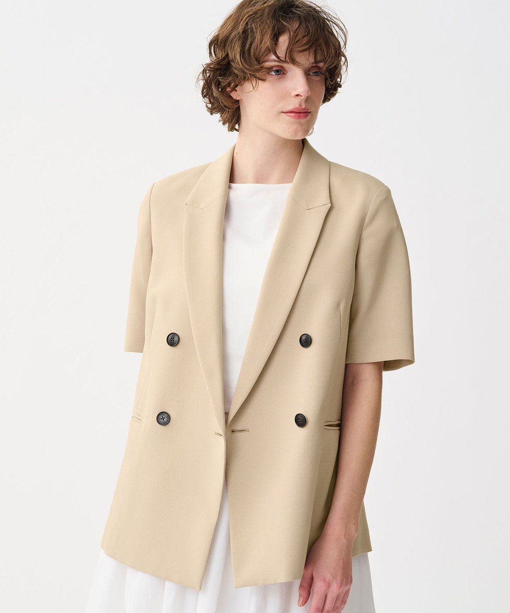 uncrave プレーンストレッチ ショートトップス 