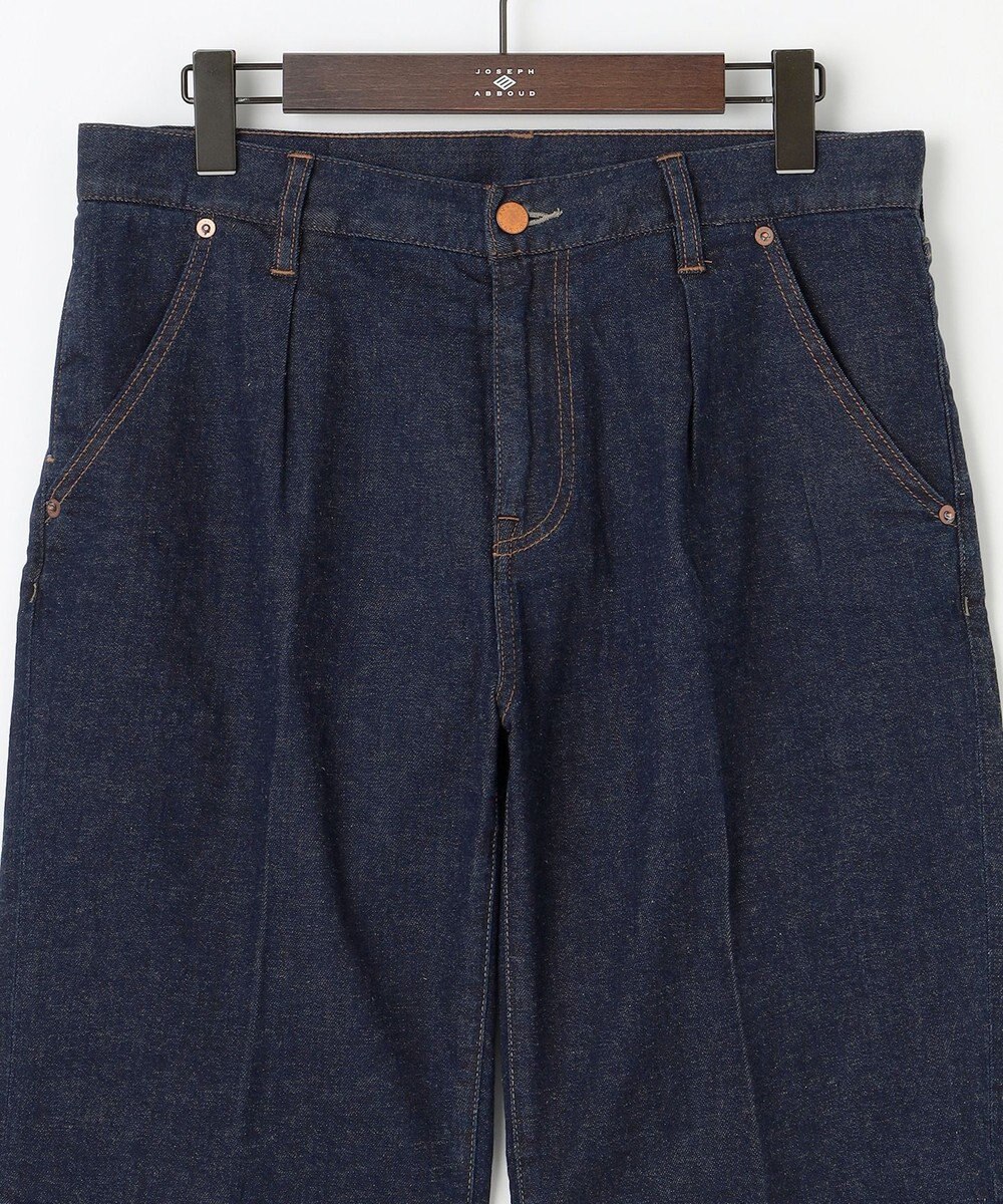 JOSEPH ABBOUD 夏デニム【JAPANファブリック/ストレッチ/軽量】ライトオンスストレッチデニム ショーツ 