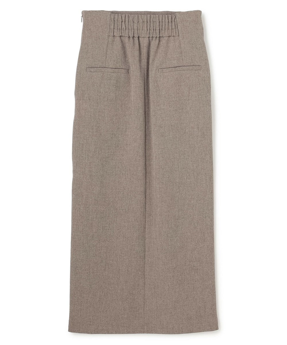 uncrave ウォッシャブルウールライクツイル Iラインスカート 