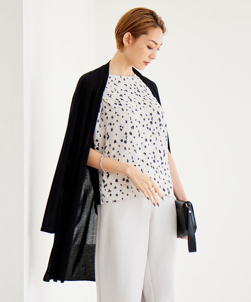 ICB 【接触冷感・洗える】PINION ロングカーディガン 