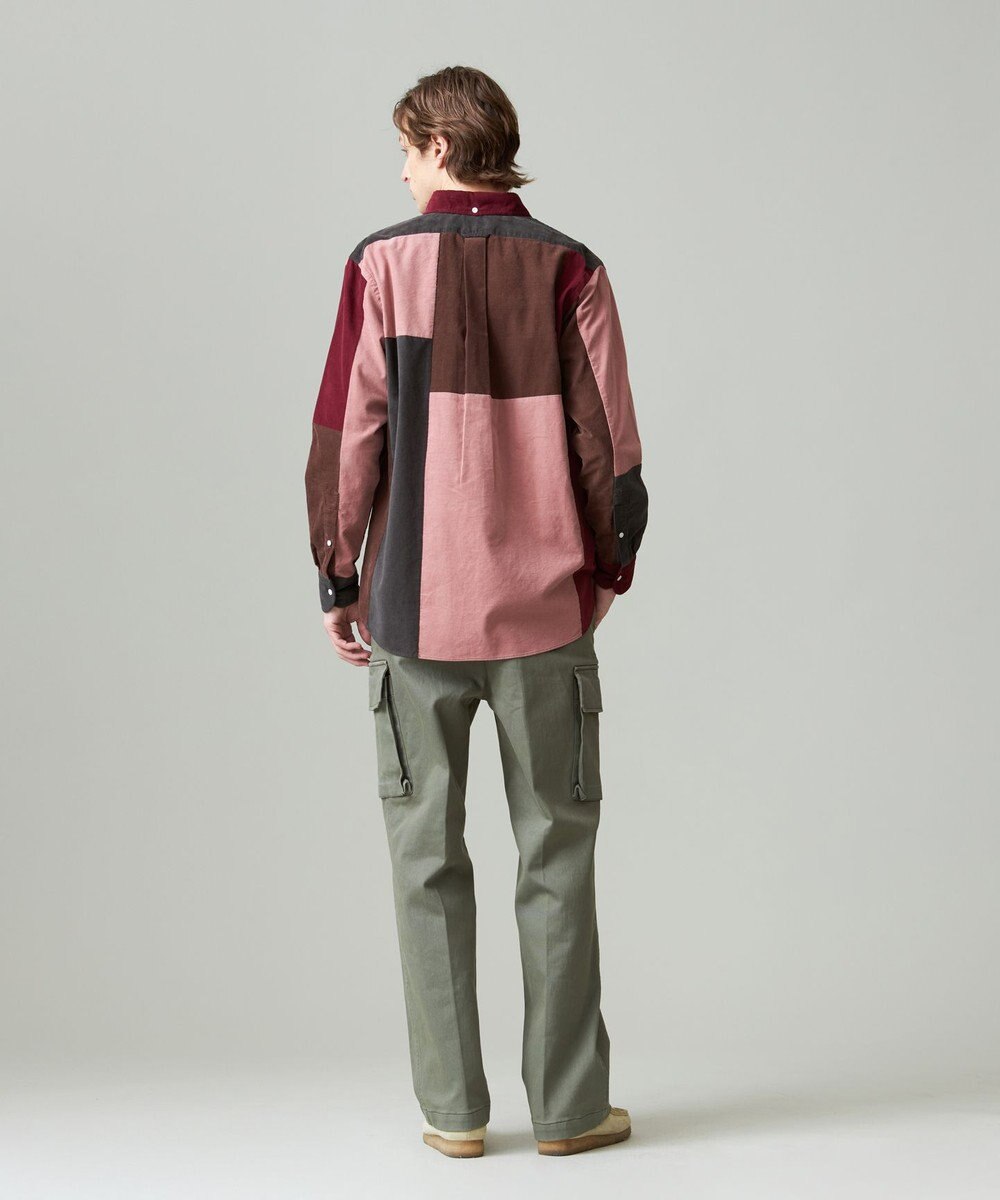 J.PRESS MEN コーデュロイパッチワークシャツ 