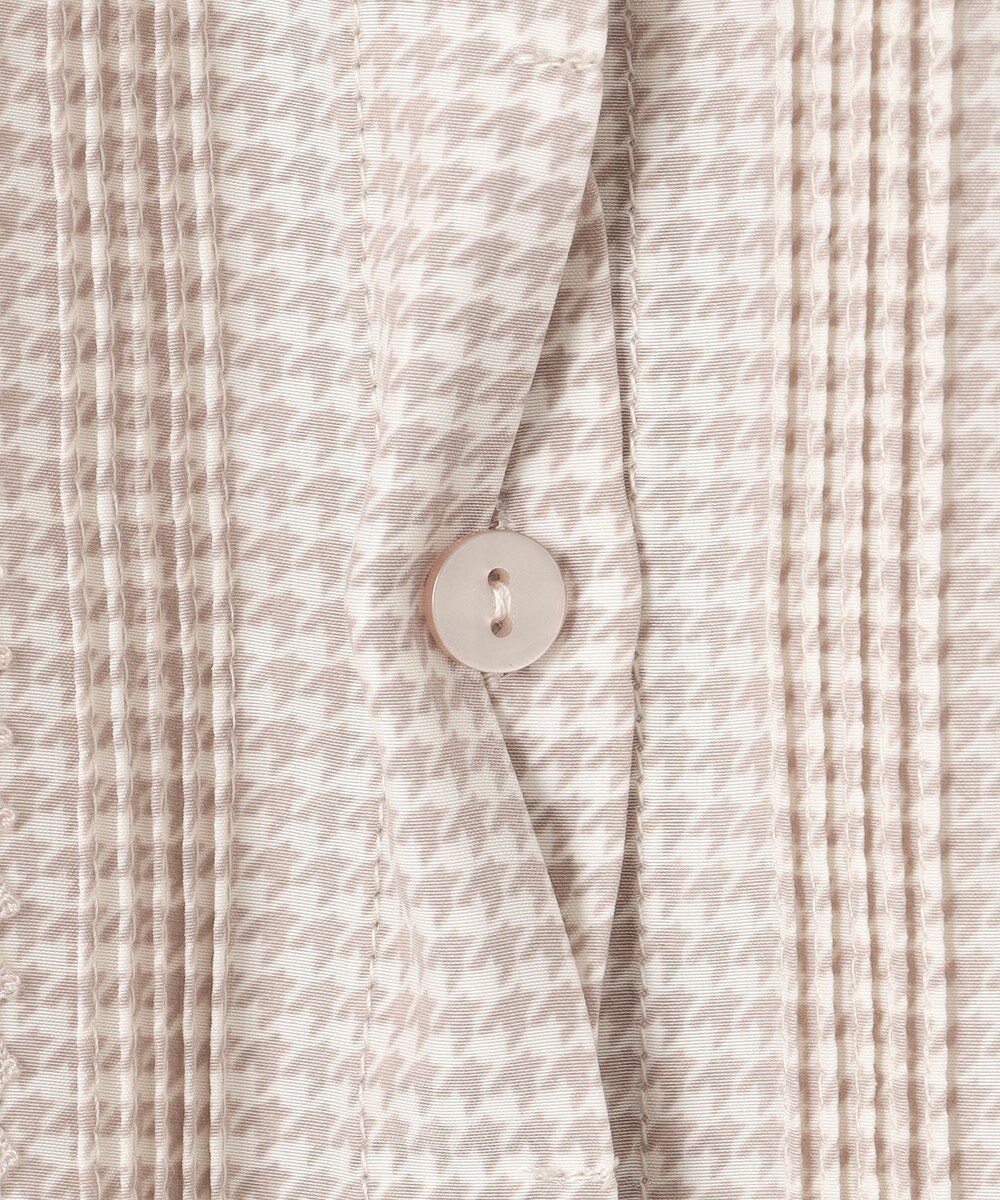 ANY SIS L 【洗える】フリルスタンドピンタック ブラウス 