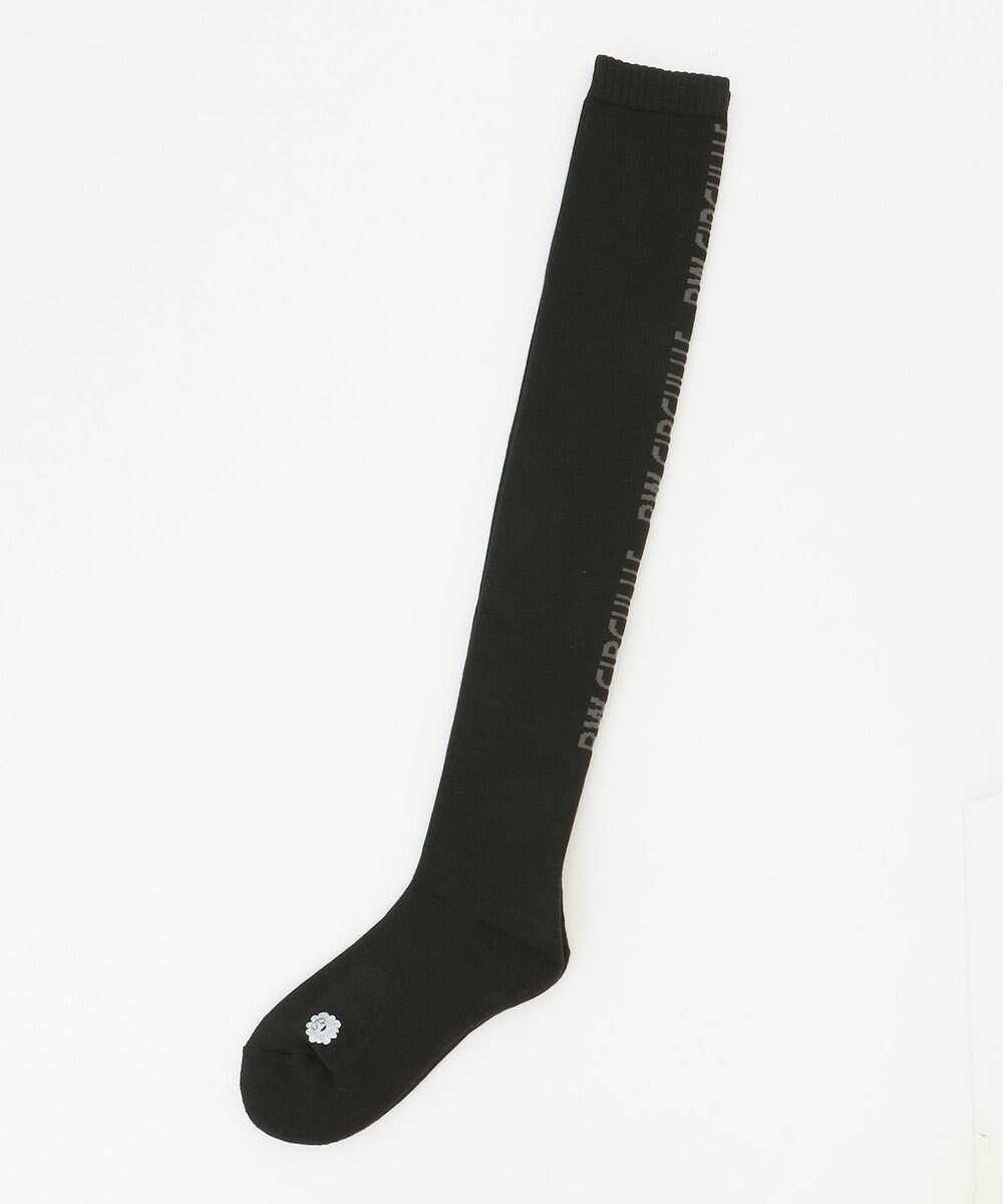 PW CIRCULUS 【WOMEN】【土踏まずをサポート】ロゴ ニーハイ ソックス 