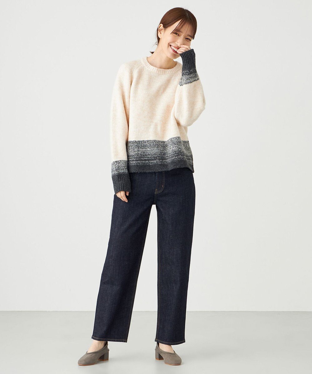 SHARE PARK LADIES 【洗える】グラデーションニット 