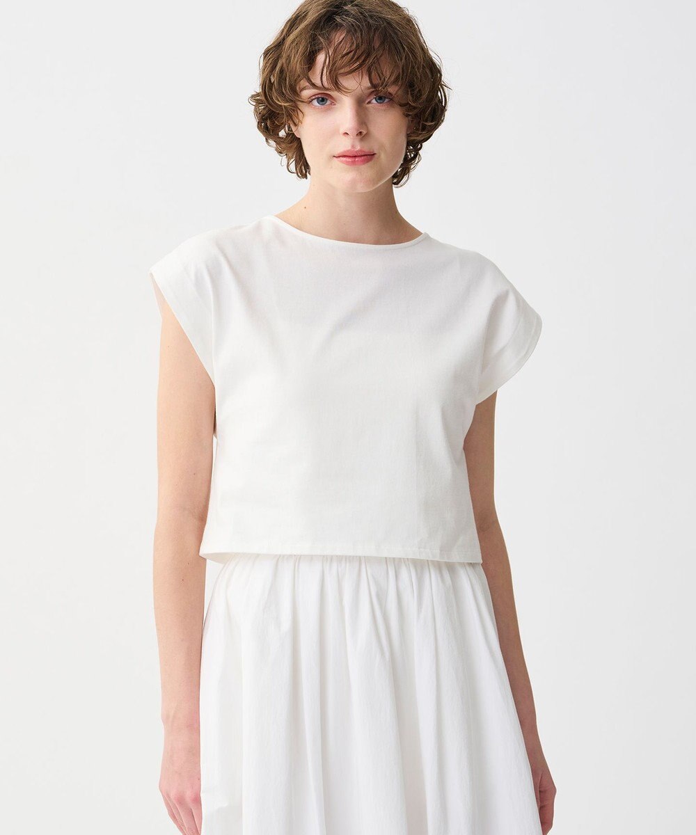 uncrave プレーンストレッチ ショートトップス 