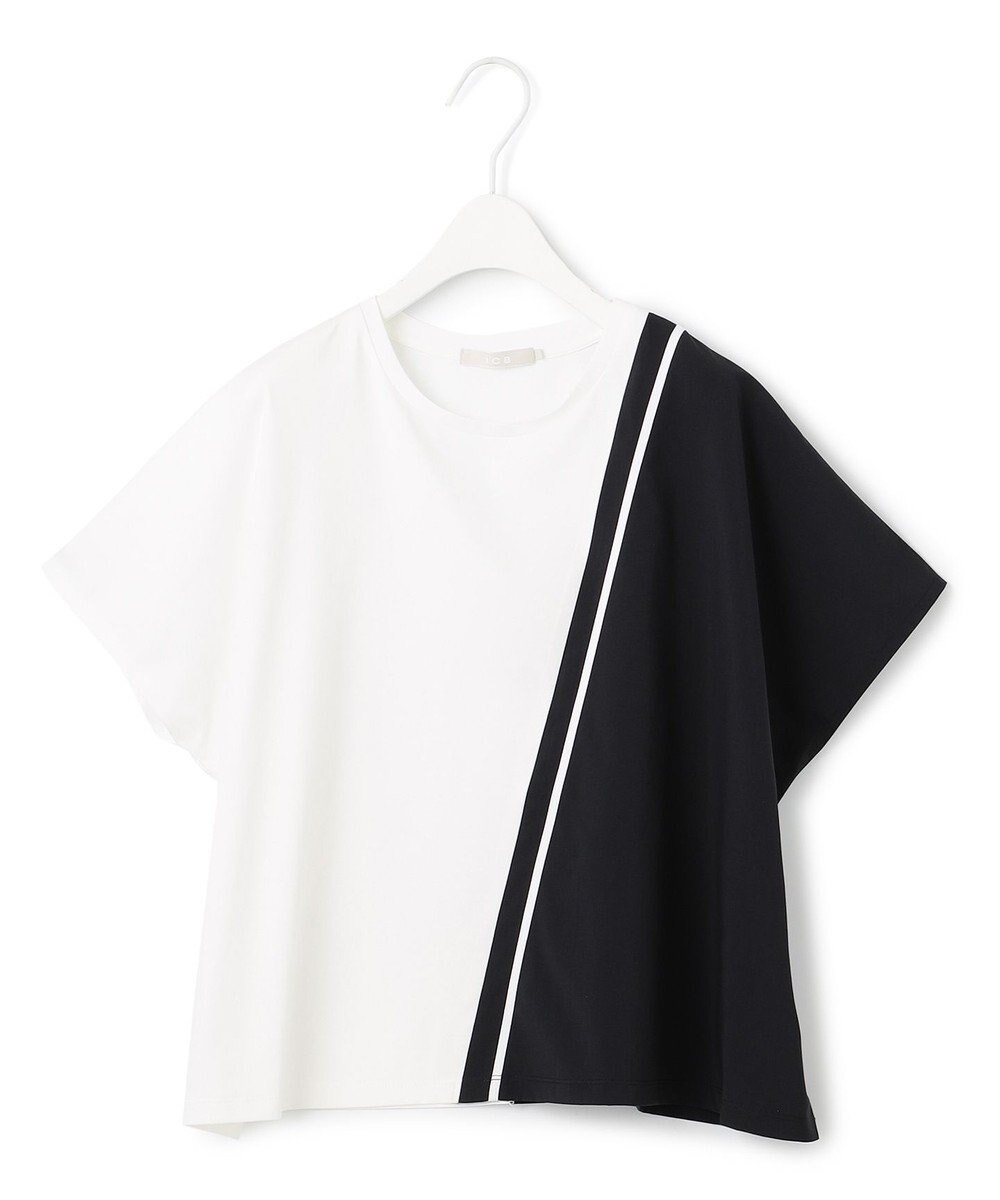 ICB 【洗える】シルケットコンビスムース カットソー 