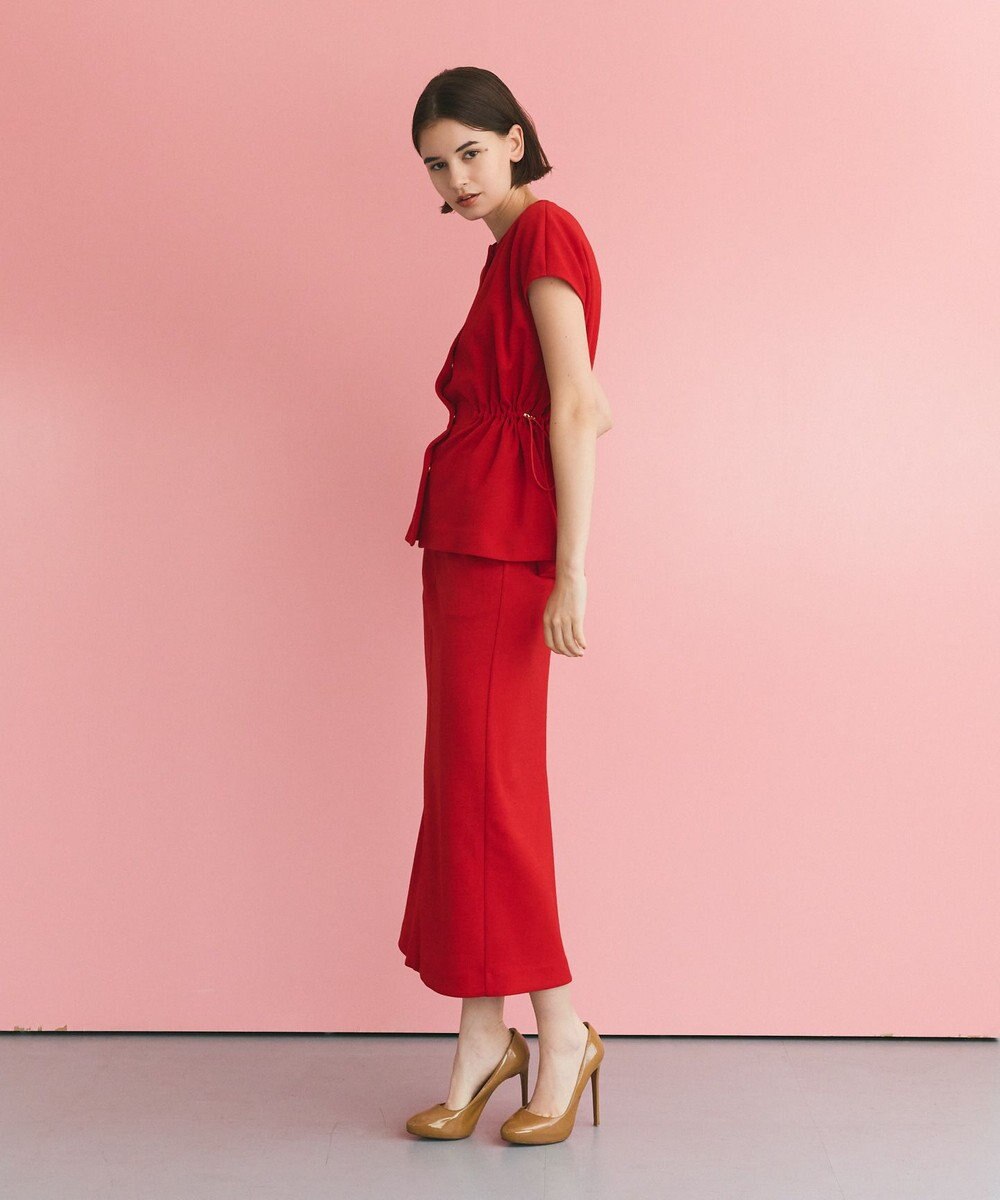 GRACE CONTINENTAL ダブルクロスジャージトップ 