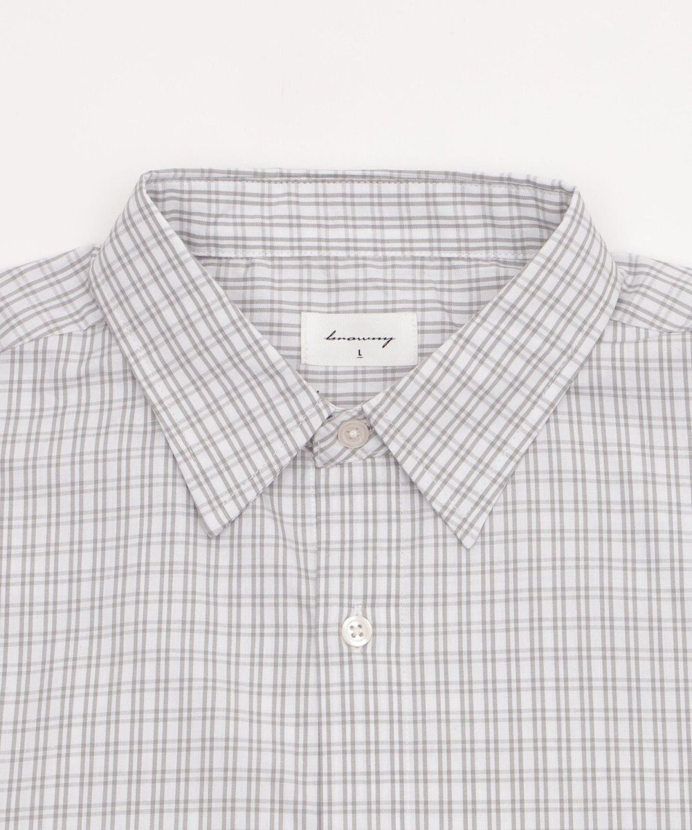 WEGO ワンポイントチェックシャツ（SS） 