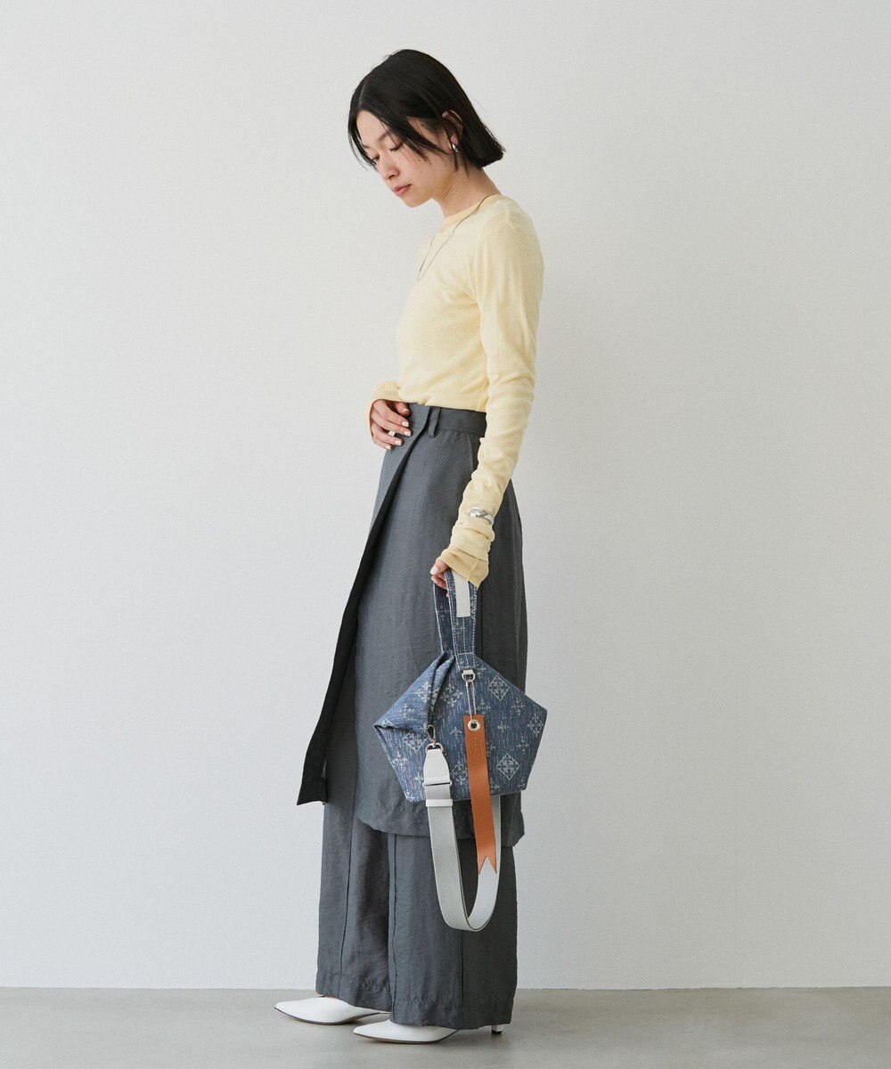 russet デニムジャガード丸底2WAYワンショルダーバッグ(CE-1686) 