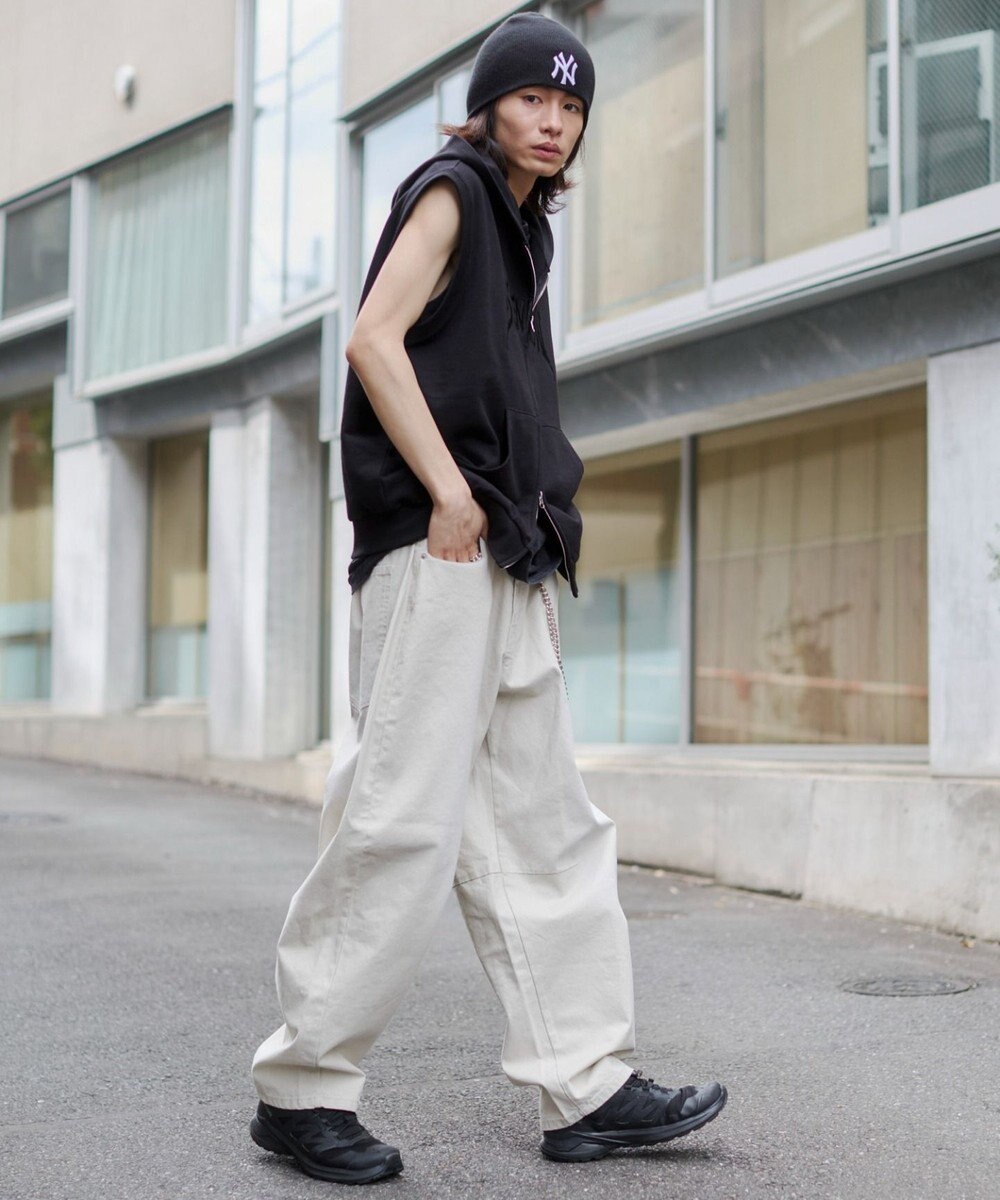 WEGO ノースリZIPパーカー 