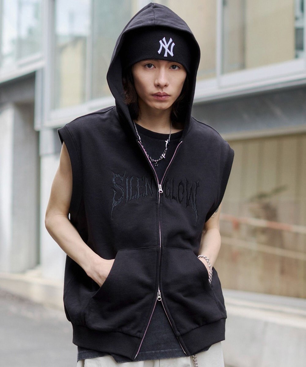 WEGO ノースリZIPパーカー 