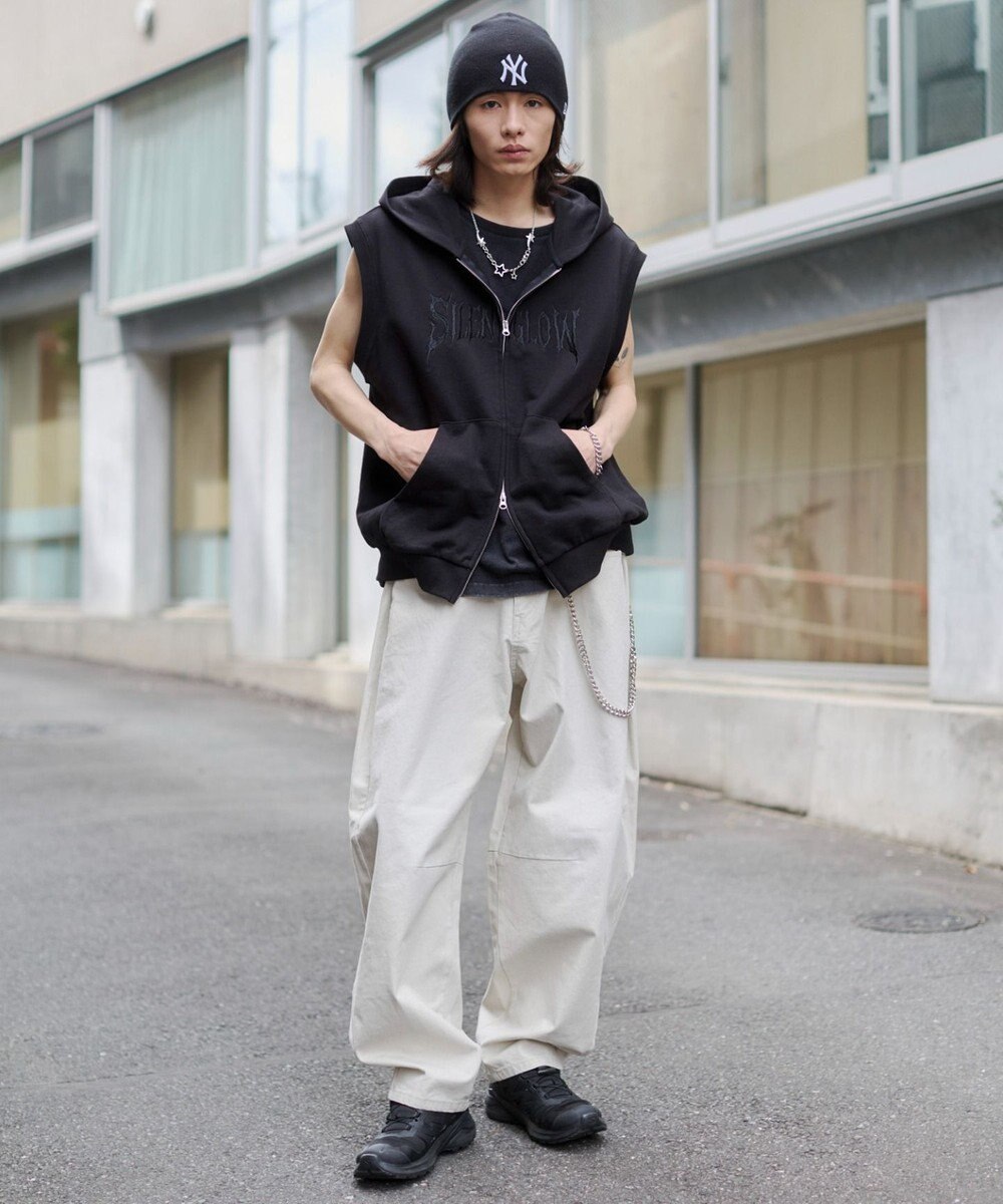 WEGO ノースリZIPパーカー 