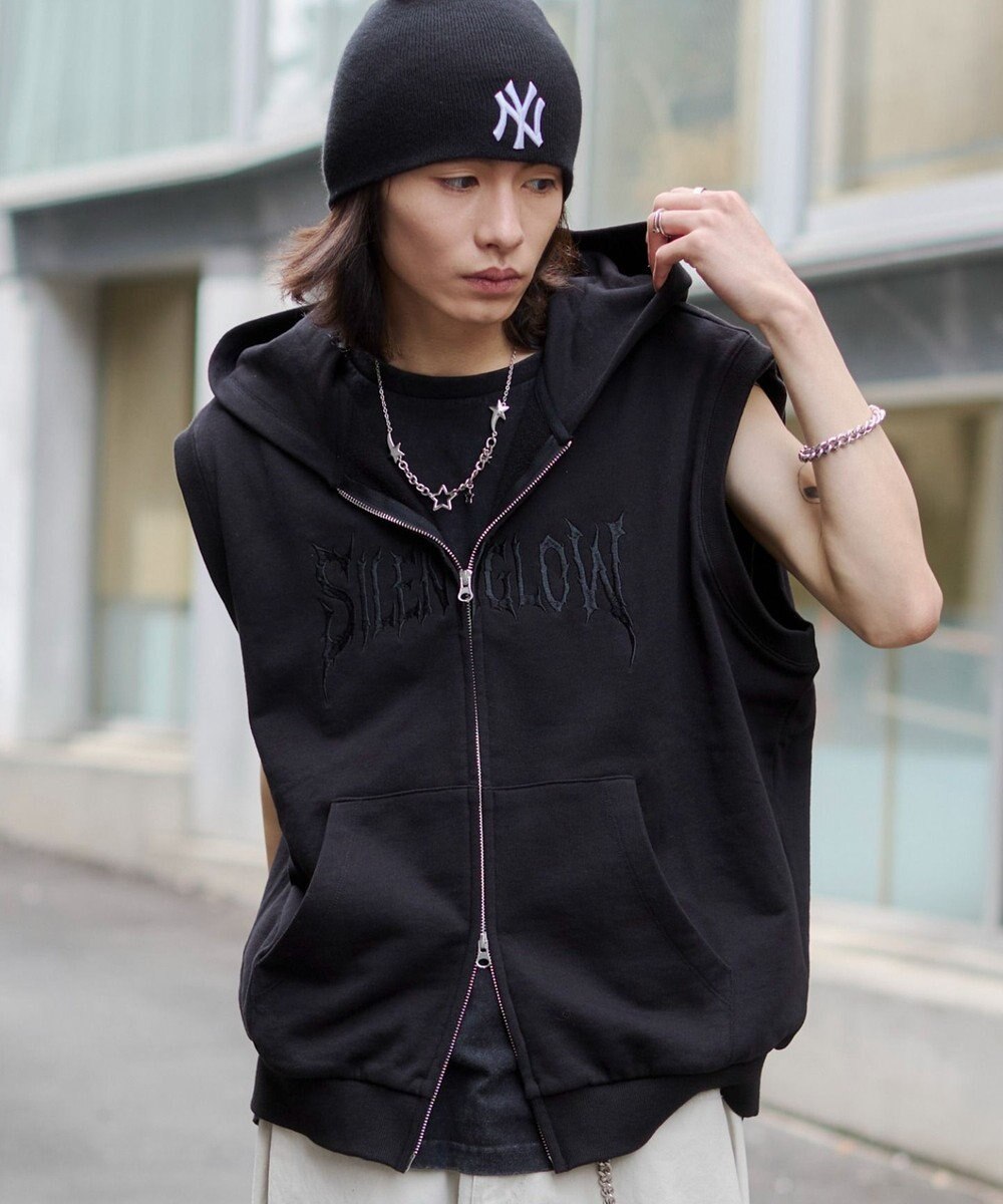 WEGO ノースリZIPパーカー 