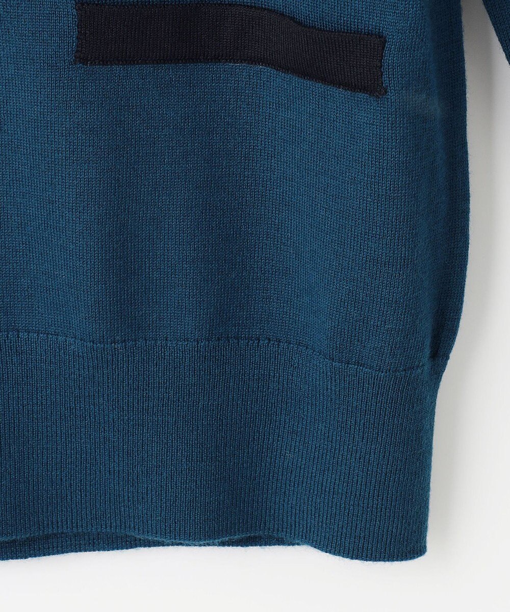 J.PRESS LADIES 【洗える】トリムツイン ニット 