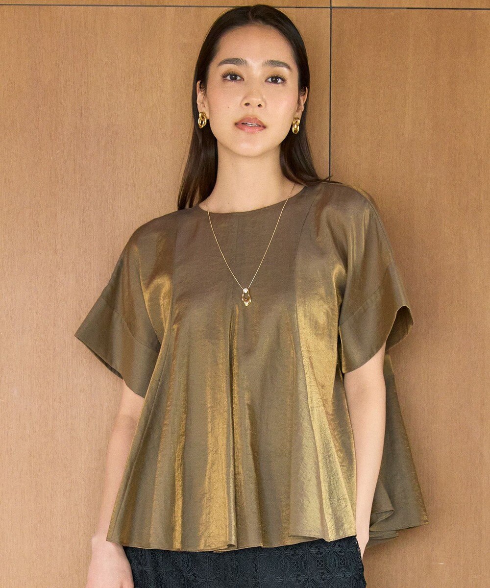 自由区 S 【カタログ掲載】ブライトシアーシャンブレー ブラウス 