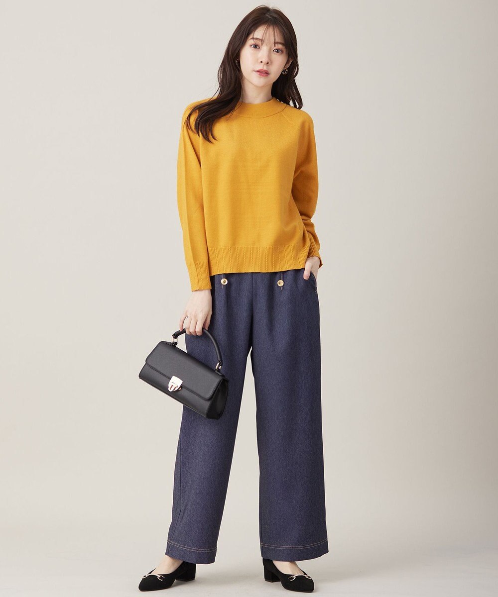 ANY SIS S 【CICA加工】ケーブルリブ ニット 