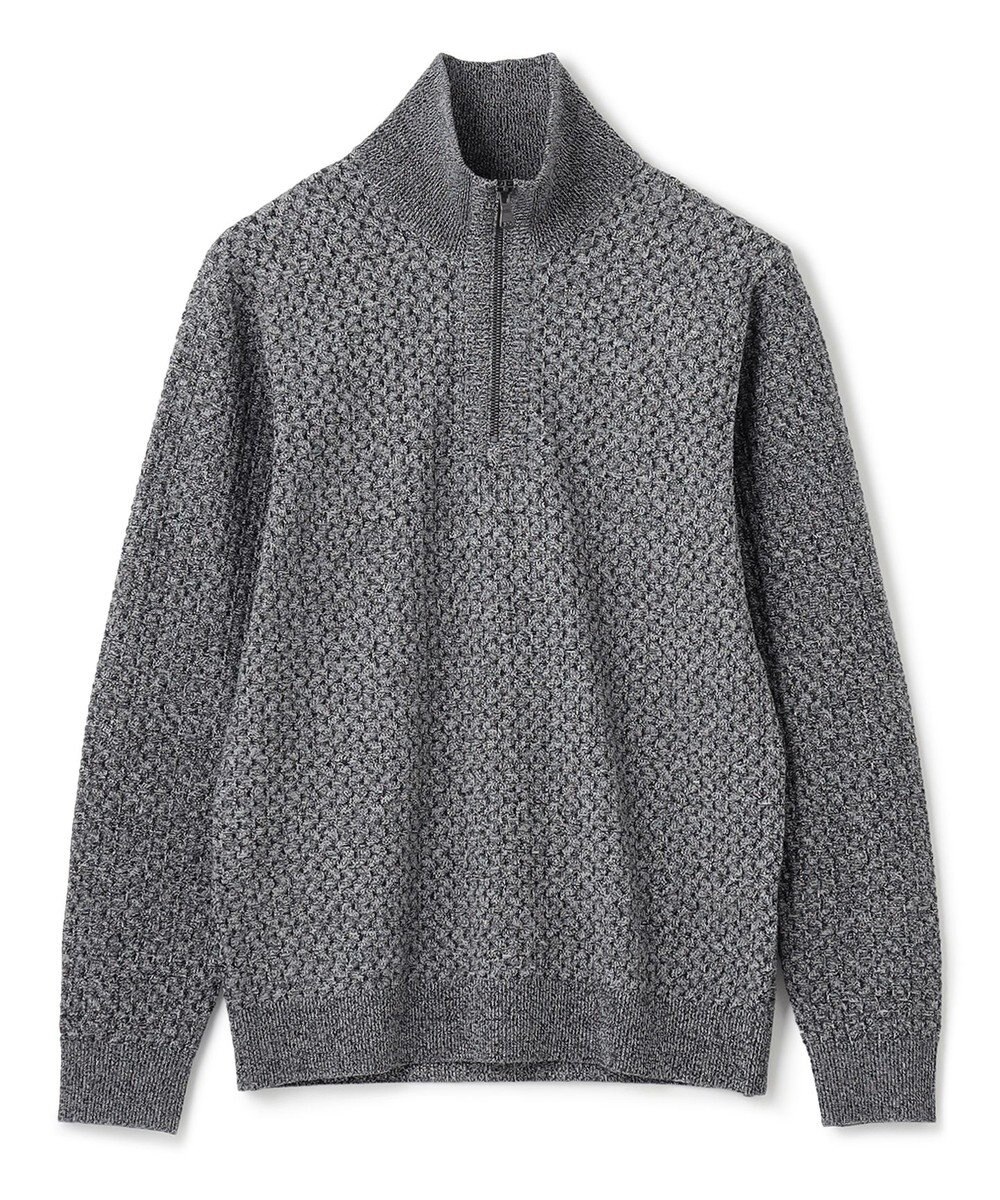 JOSEPH HOMME 【WEB限定】ヴィスコースリンクス　ハーフジップニット 