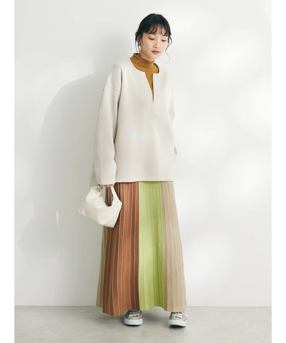 CRAFT STANDARD BOUTIQUE ニットフリースキーネックプルオーバー 