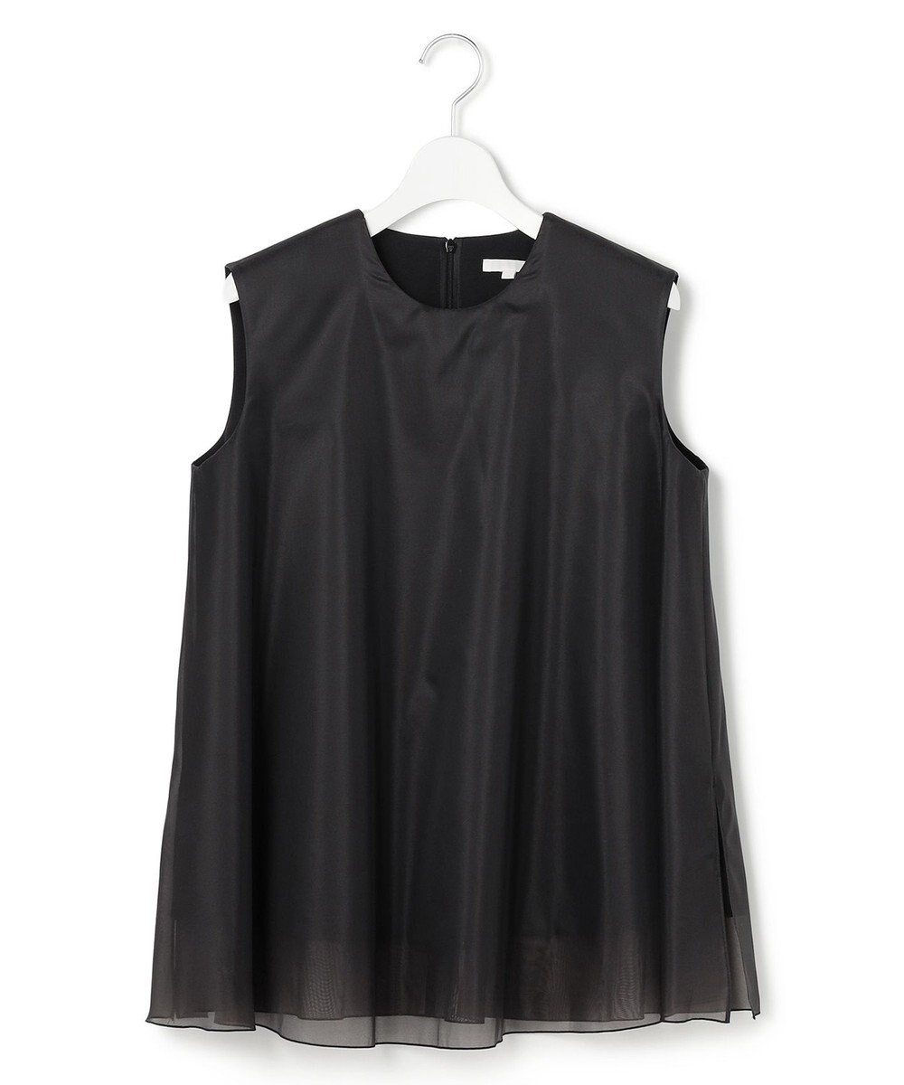 23区 【R(アール)】ライトダブルクロス オーガンジー コンビブラウス 