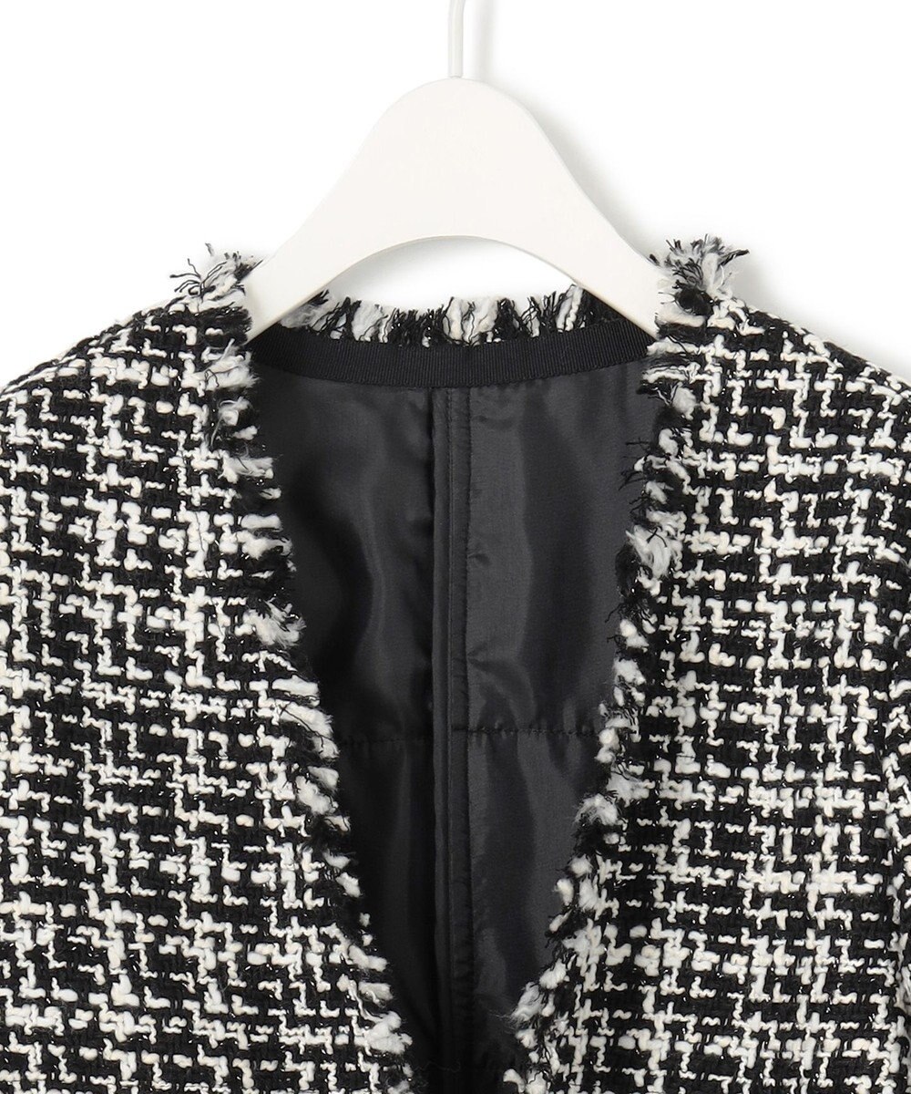 ICB 【CLASSY.1月号掲載】ルレックスツイード ノーカラージャケット 