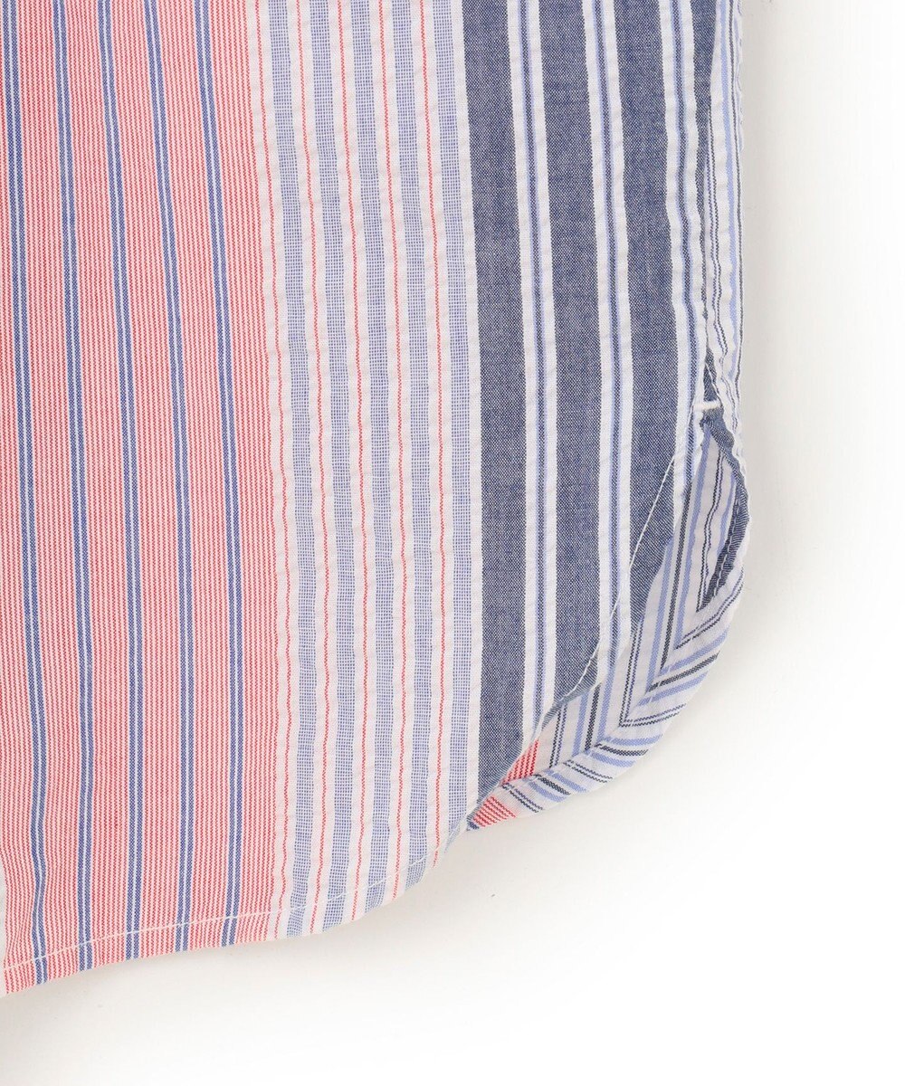 J.PRESS YORK STREET 【WOMEN】マルチストライプ シャツワンピース 