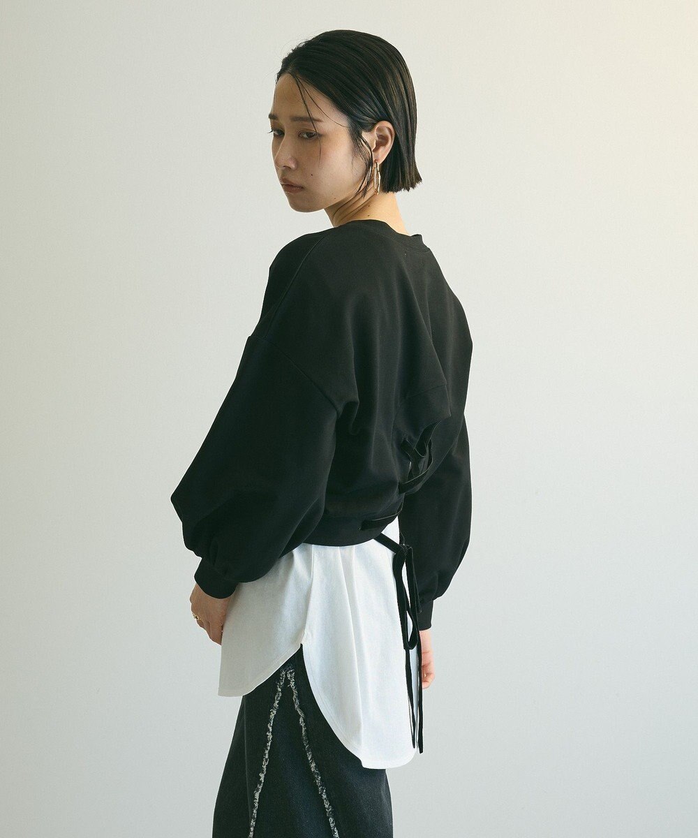 Green Parks ａ．バックレースアップスウェット 