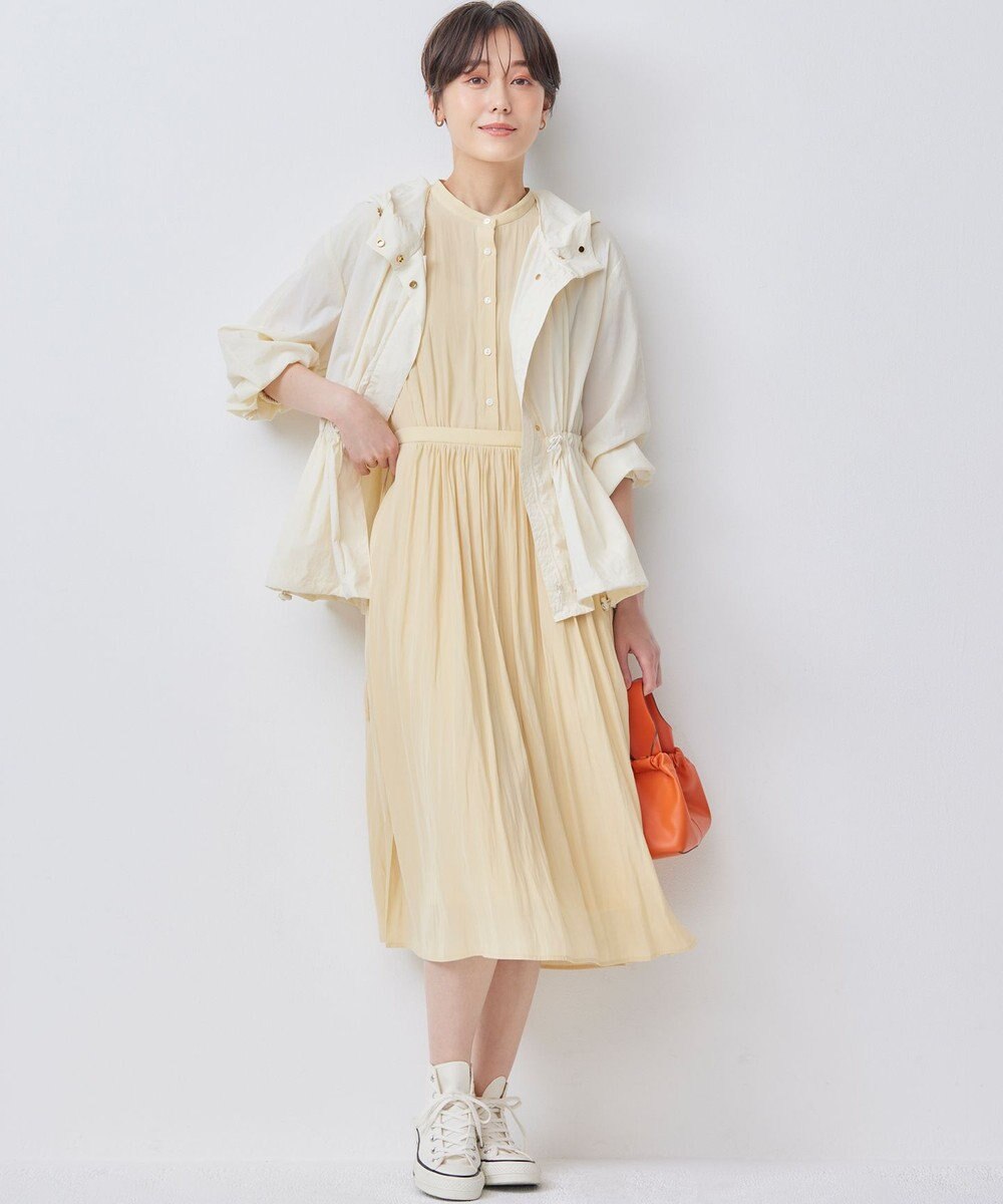 組曲 【撥水・WEB限定】ギャザーフード パッカブルブルゾン 