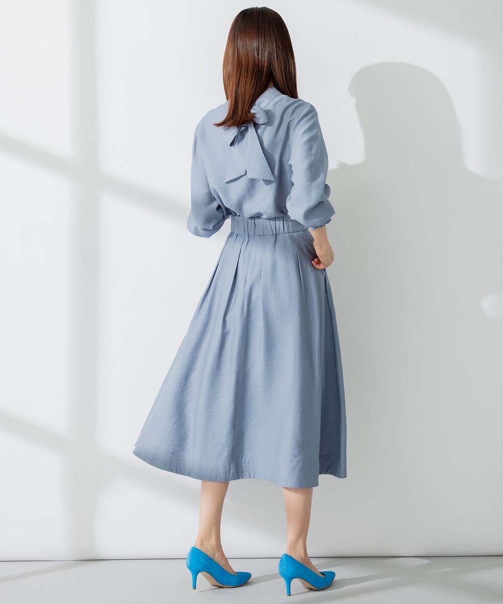 組曲 【セットアップ対応・前後着用可】ニュアンスシフォン ブラウス 