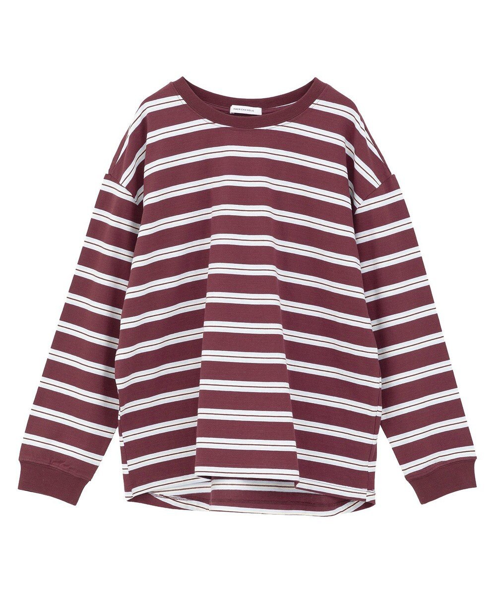 AMERICAN HOLIC アソートボーダーロングTシャツ 