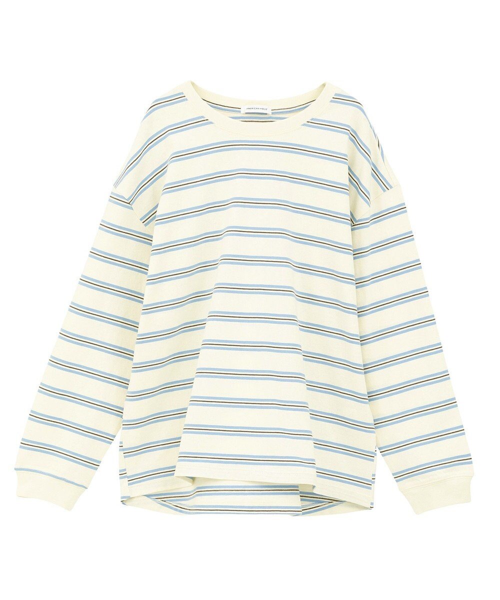 AMERICAN HOLIC アソートボーダーロングTシャツ 
