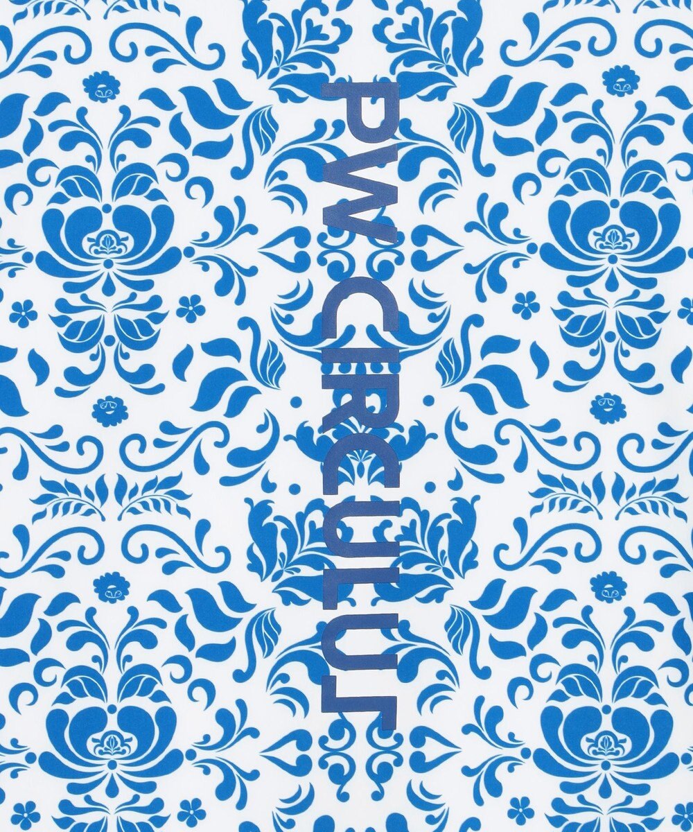 PW CIRCULUS 【吸水速乾 / UV遮蔽率99.5% UVカット / ストレッチ】【WOMEN】DELFT総柄 ロングスリーブモックT ゴルフウェア レディース 