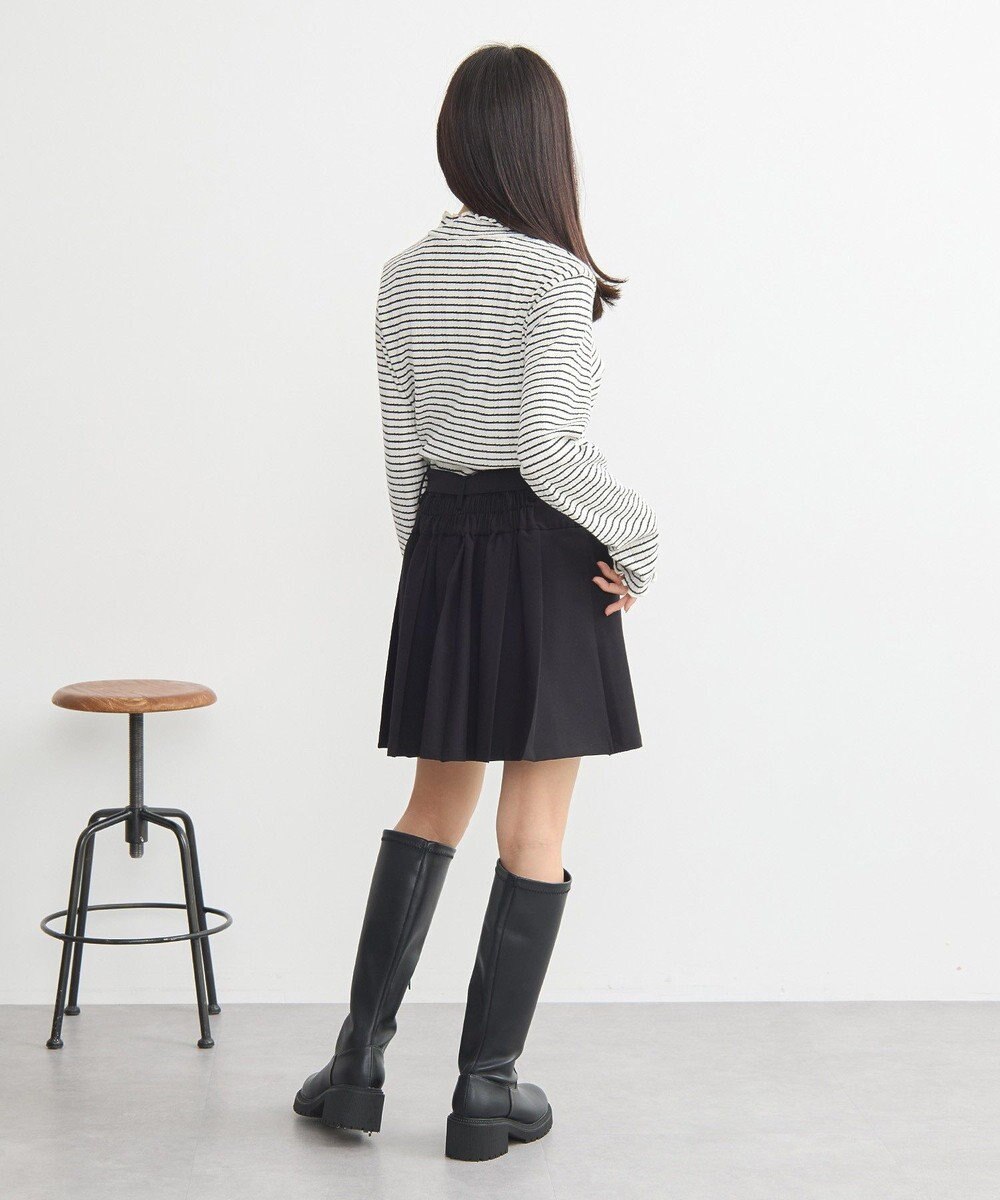 earth music&ecology ランダムチェーンリブハイネックプルオーバー 