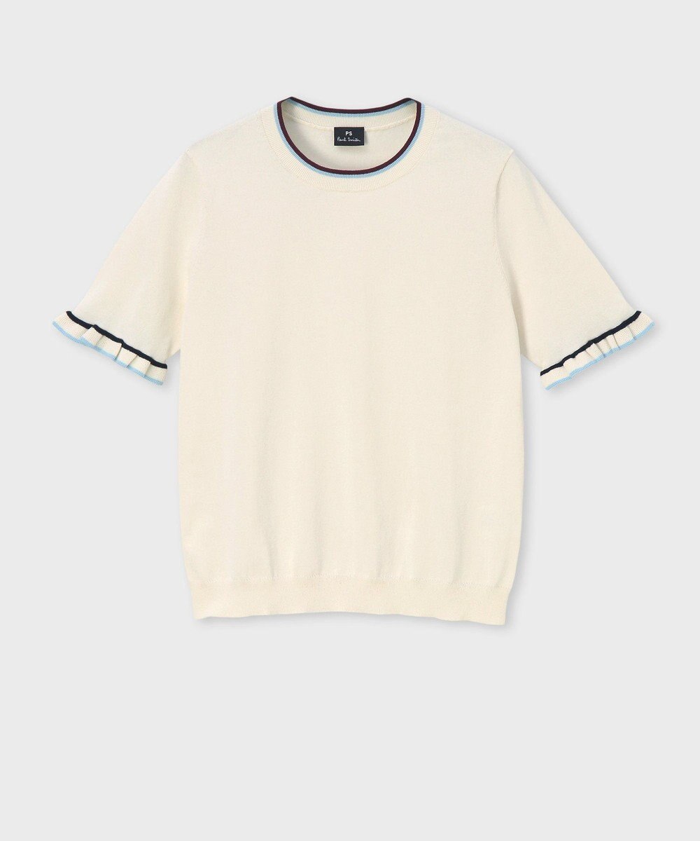 Paul Smith 【洗える】フレアスリーブ 半袖ニット 