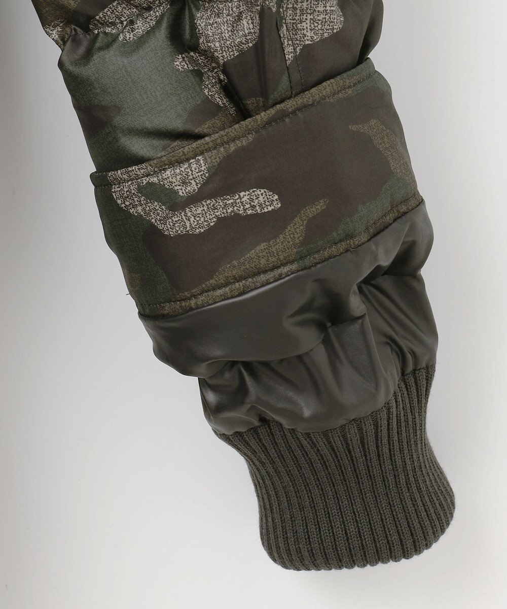 JOSEPH ABBOUD MOUNTAIN 【ECOファー/撥水/9ポケット】カモフラージュ ダウン コート 