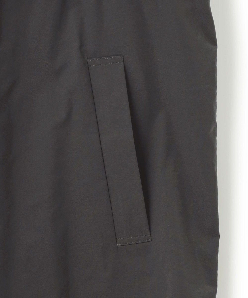 ICB 【撥水加工】 メモリーストレッチタフタ フーデットコート 