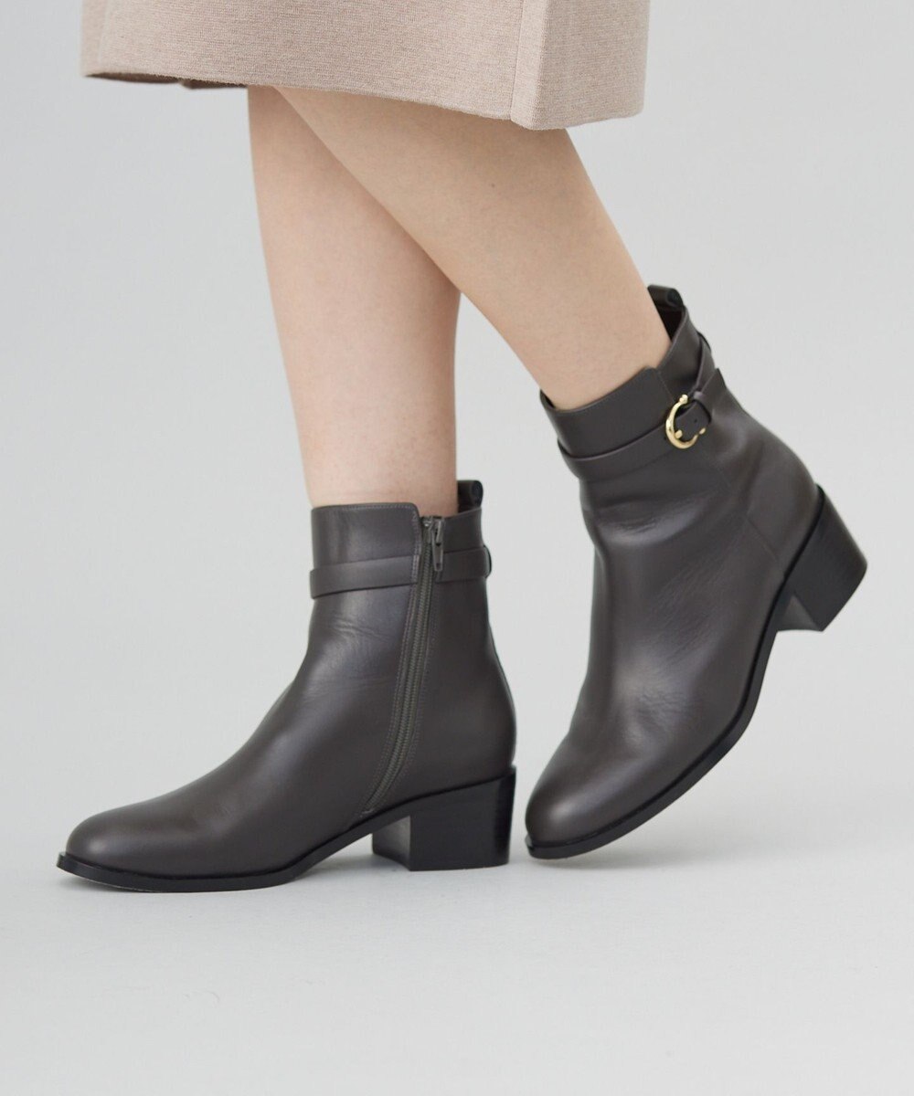 J.PRESS LADIES ベルト ショート ブーツ 